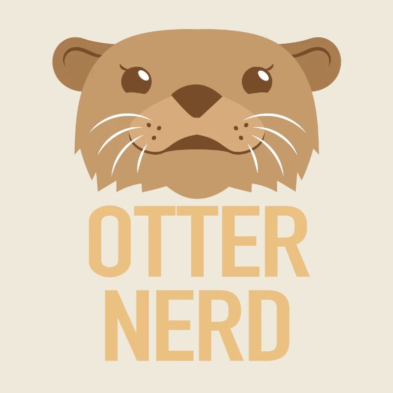 Otter Nerd (süßer Otter)