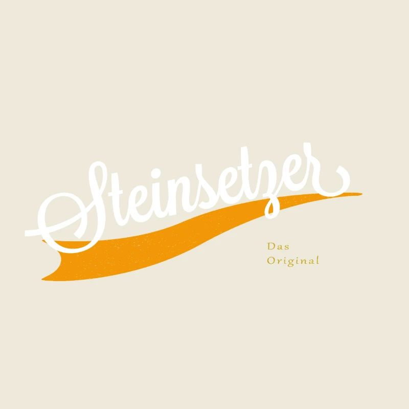 Steinsetzer Schriftzug