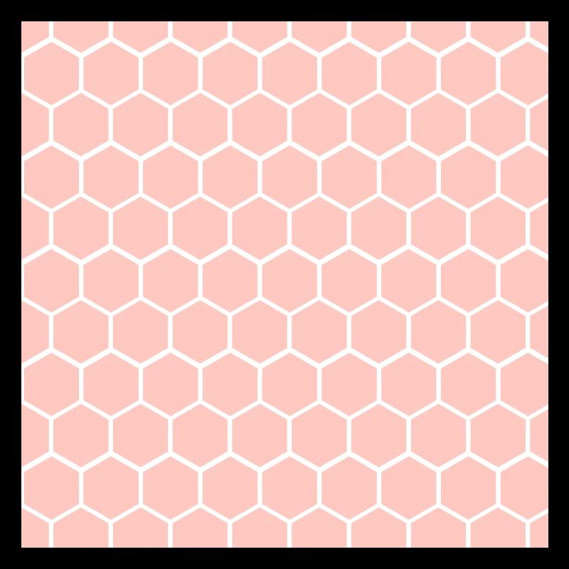 Pink Honeycomb Pattern