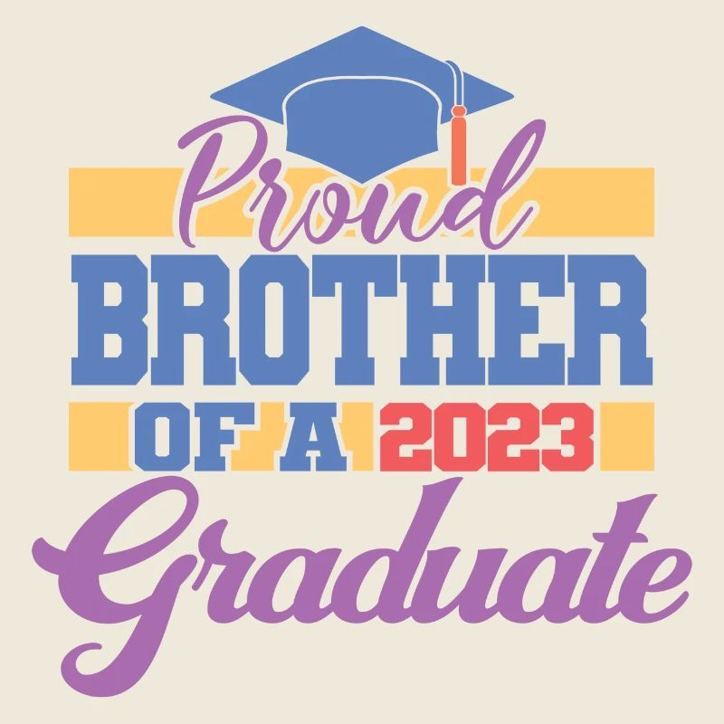 Stolzer Bruder eines Abschlussgeschenks 2023