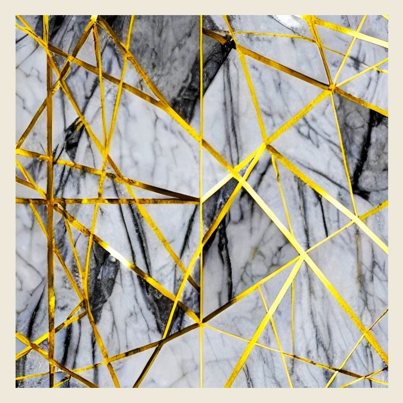 Marble Mosaic Gold Texture
