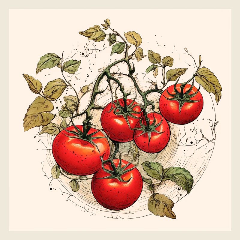 Jardin de jardinage de tomates