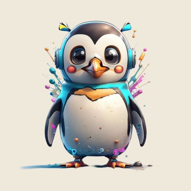 Roboter Pinguin