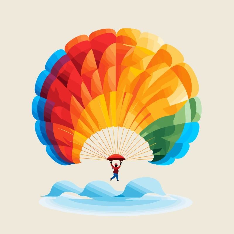 Aventure en parachute