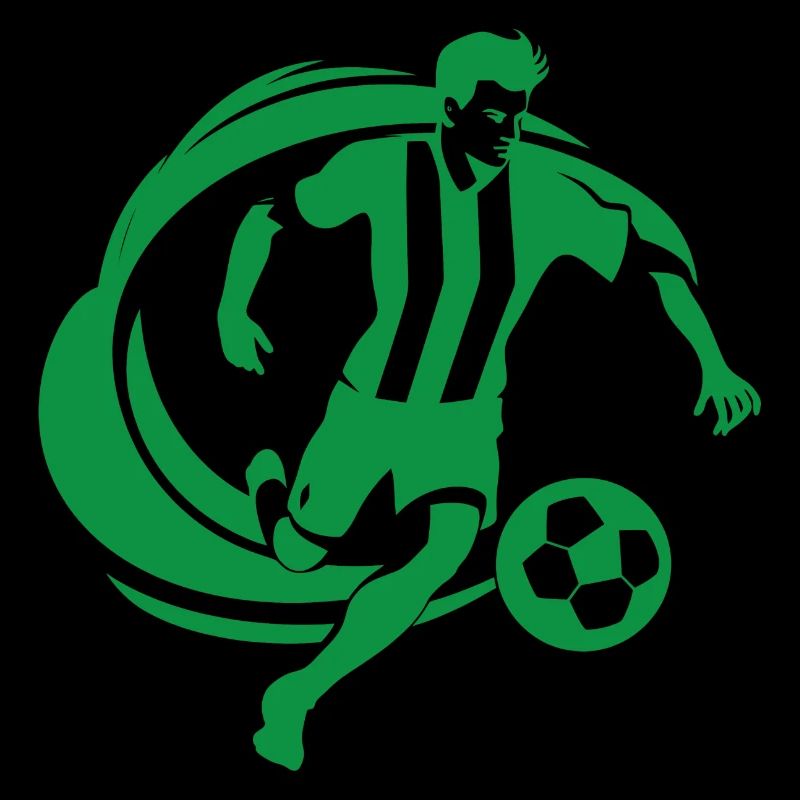 Fussball Fan grün