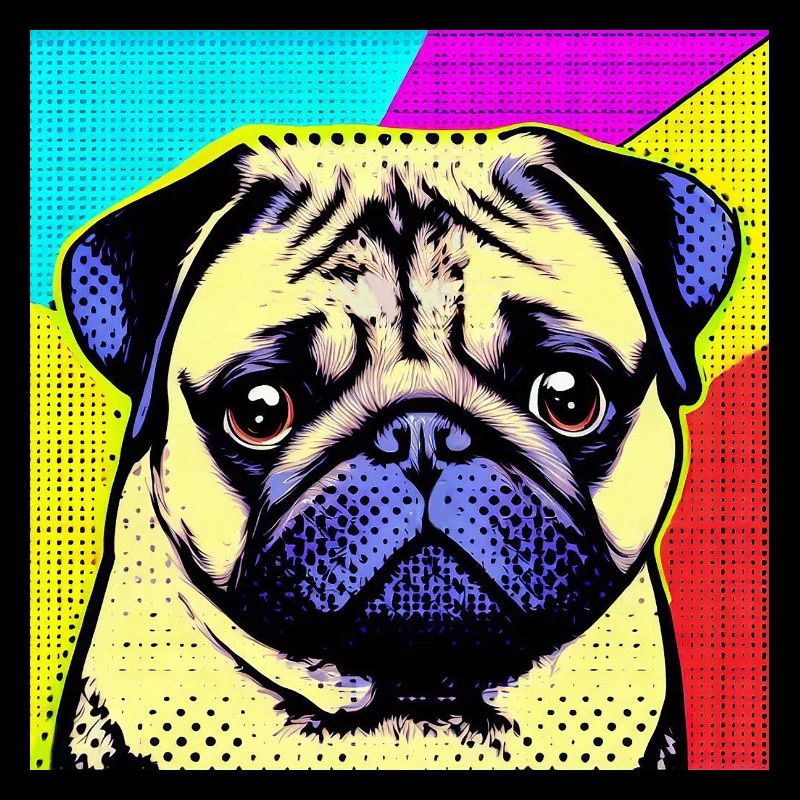 Mops Pop Art