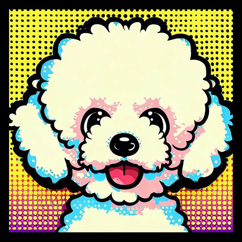 Bichon Frisé Pop Art