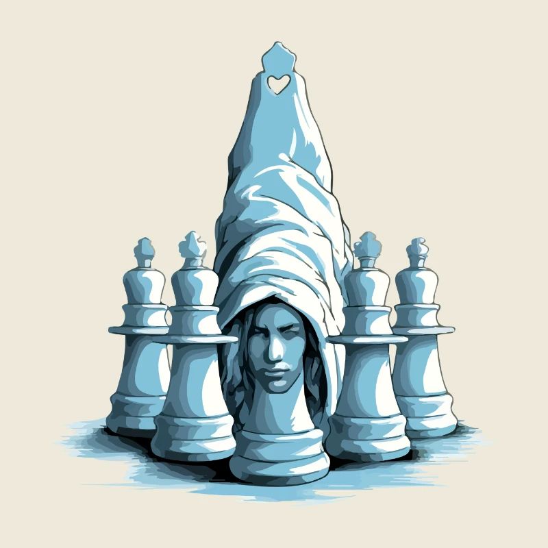 Laurent disguised as a piece
