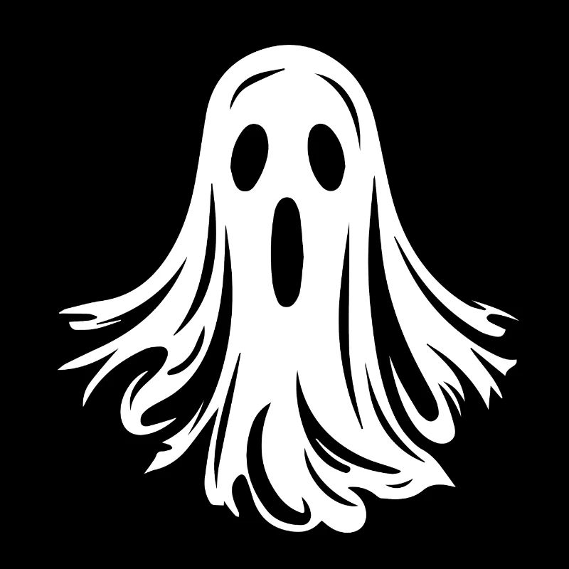 Spooky Cute Kawaii Ghost Design