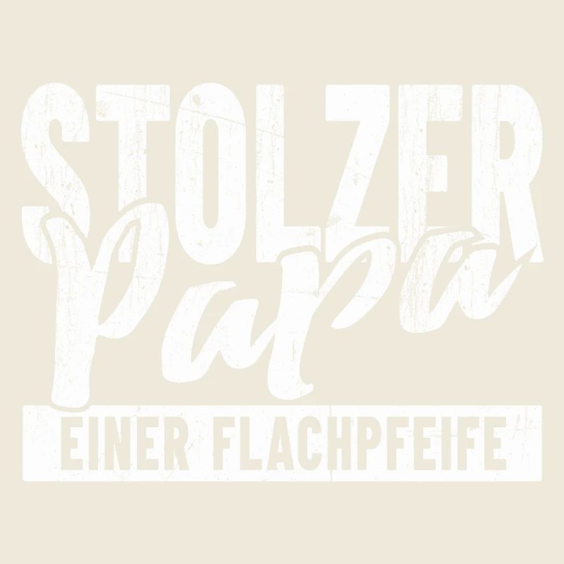 Stolzer Papa einer Flachpfeife
