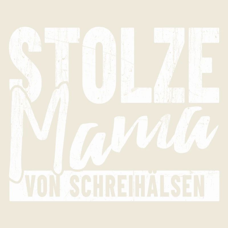 Stolze Mama von Schreihälsen