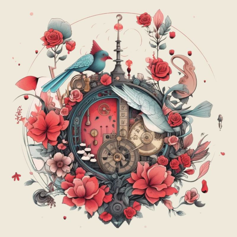 Flowers, Clock design