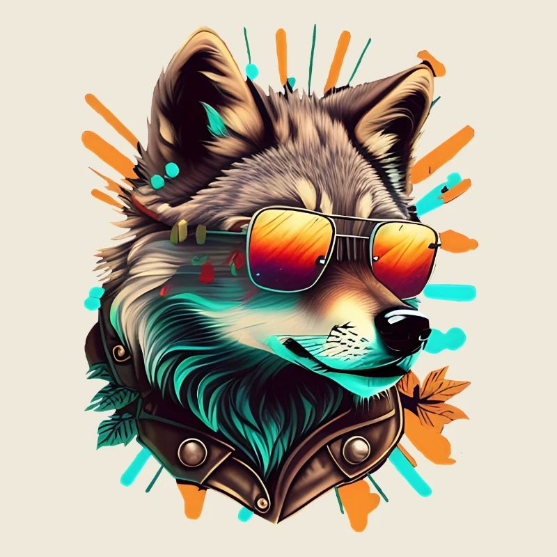 cooler Wolf