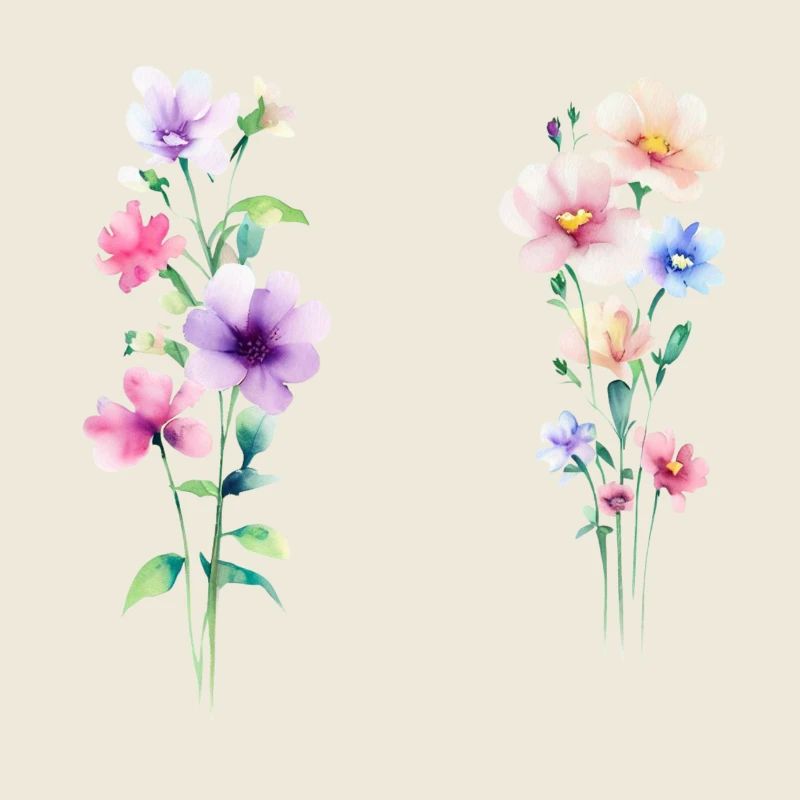 Deux fleurs