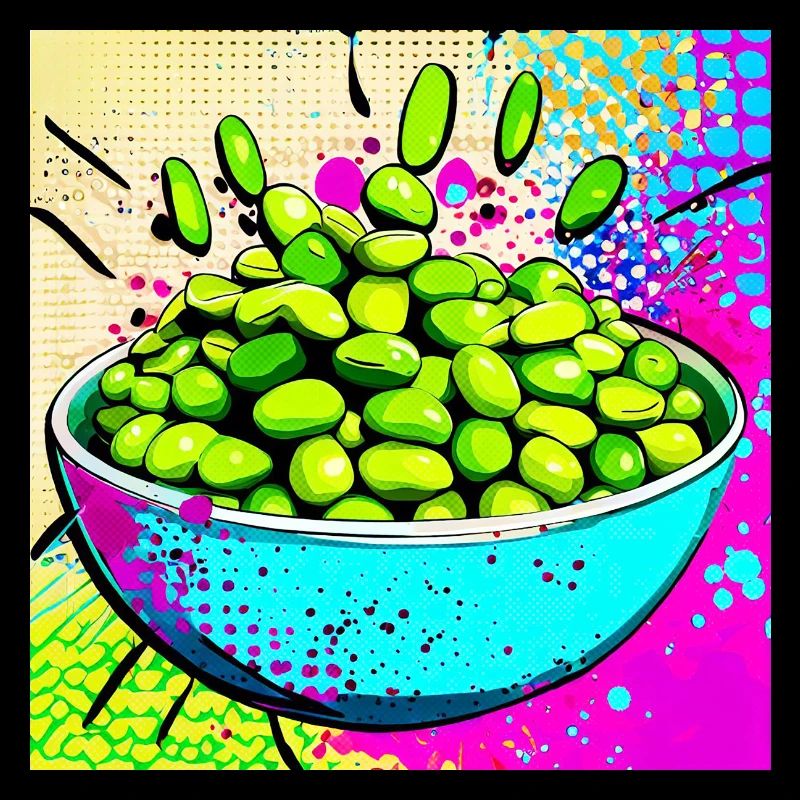 Edamame Pop Art
