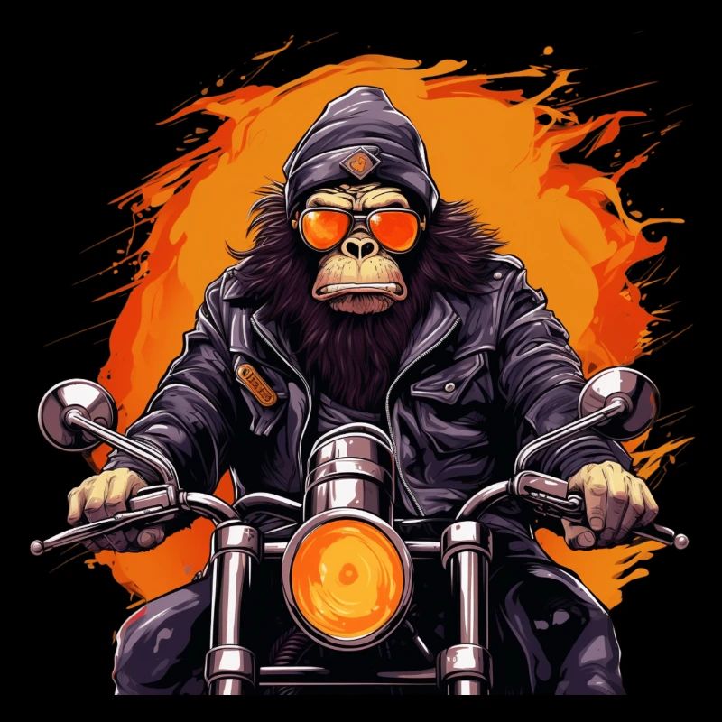 Gorilla Biker