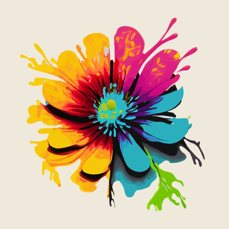 Farbe der Blume