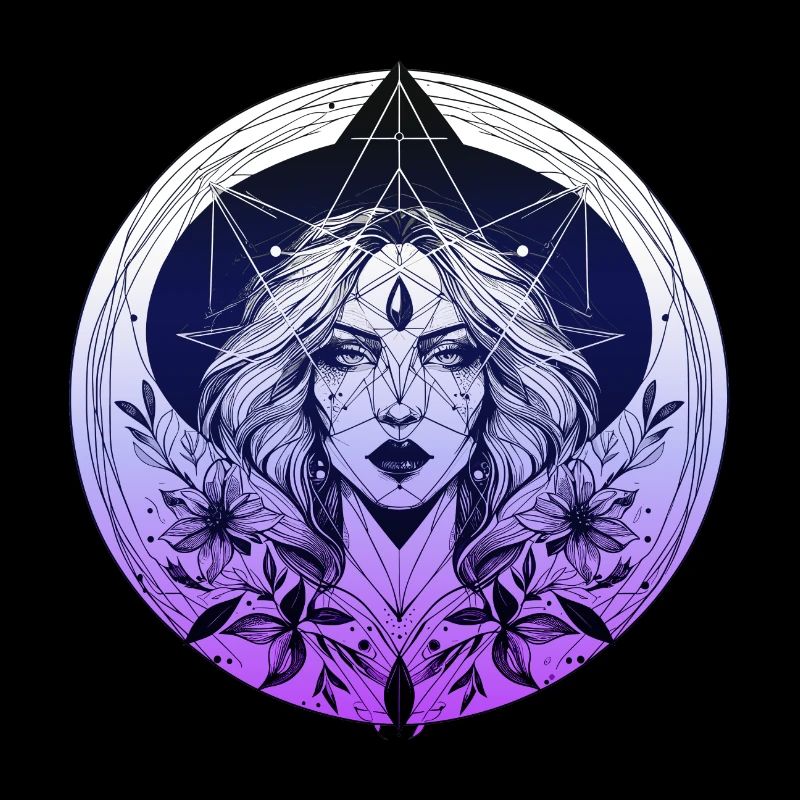 Image de sorcière avec des ornements