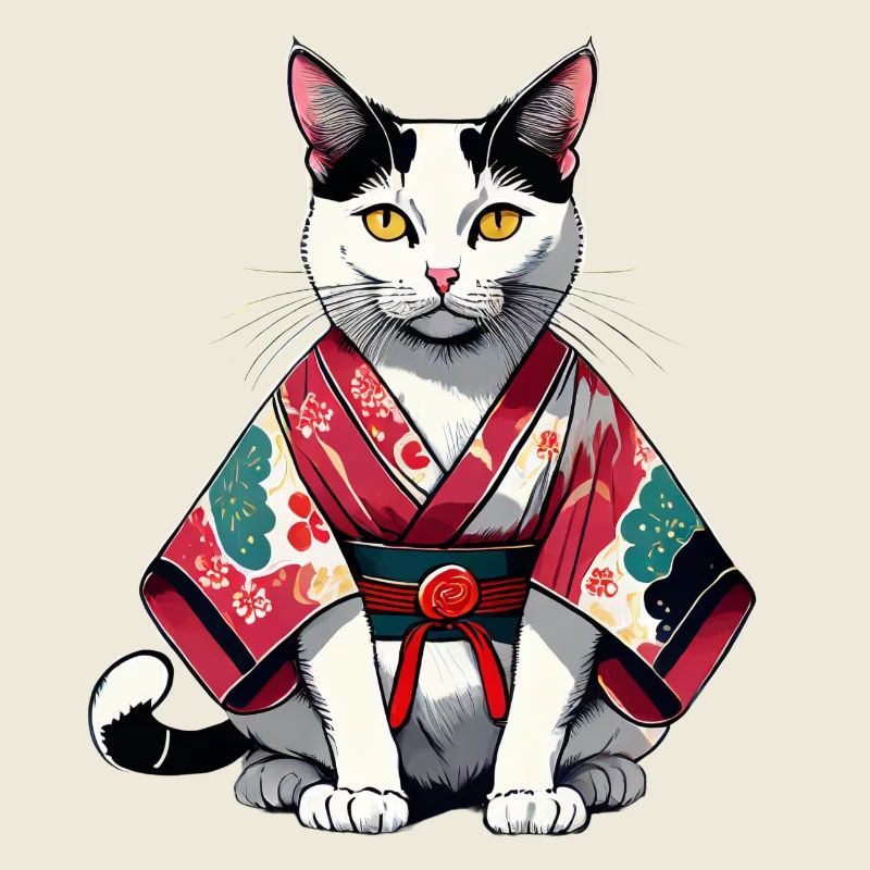 Kimono cat