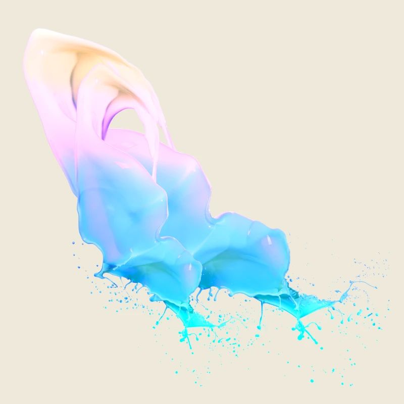 Spritzfarbe Aquarellfarbe