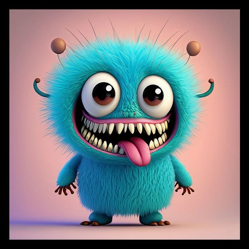 Happy Halloween cute monster scary funny spooky