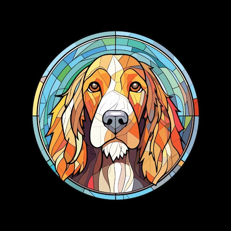 Deutsch Drahthaar Vorstehhund Rasse Aquarell