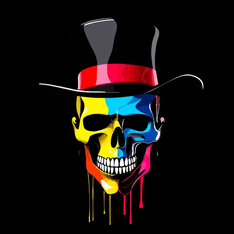 Skull with Hat