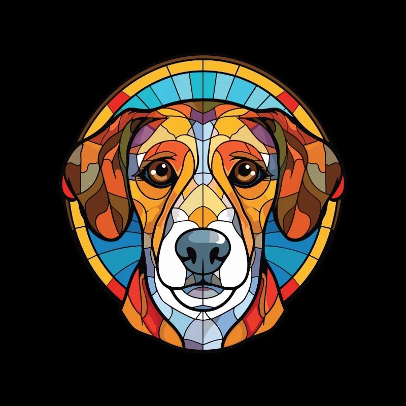 Perro De Pastor Mallorquin race de chien aquarelle