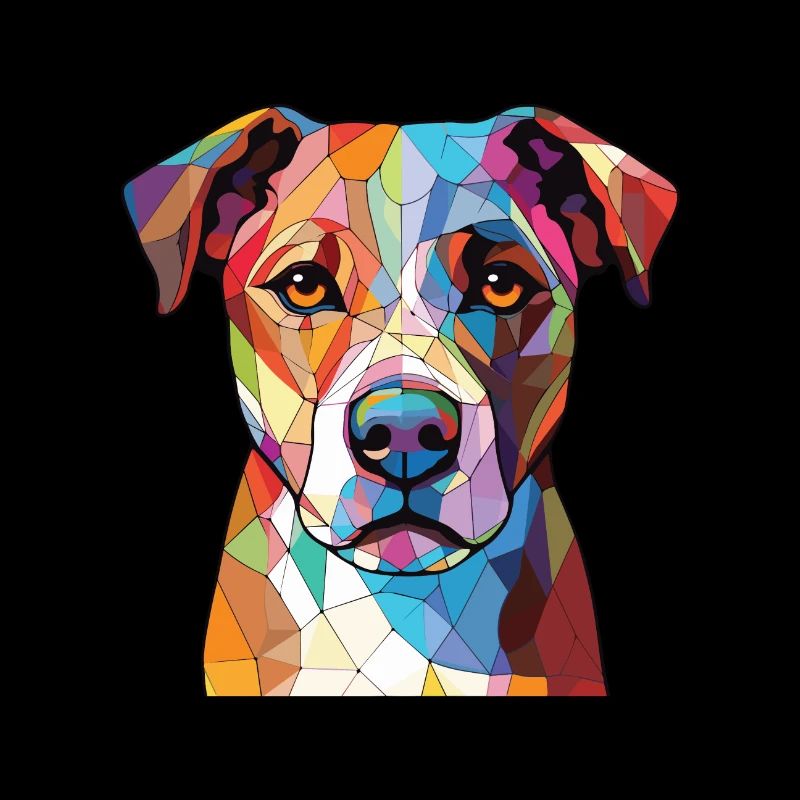 Stephens Cur chien race aquarelle Illustration
