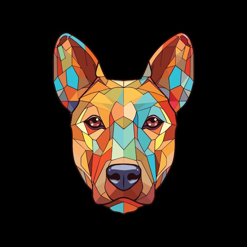 Thailändische Ridgeback-Hunderasse Aquarell-Illustration
