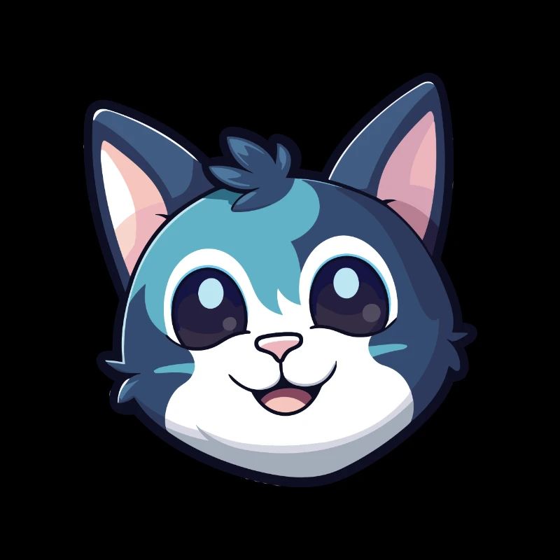 Illustration d’aquarelle de bande dessinée de chat égéen