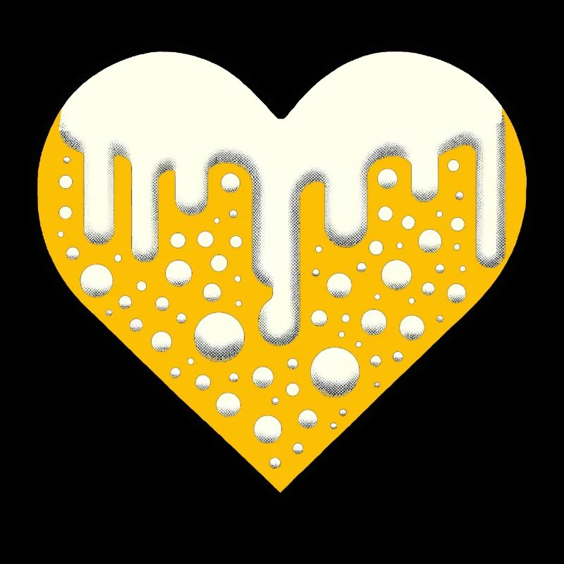 Bier-Liebe | Herz aus Bier