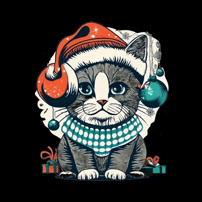 Weihnachts Katze