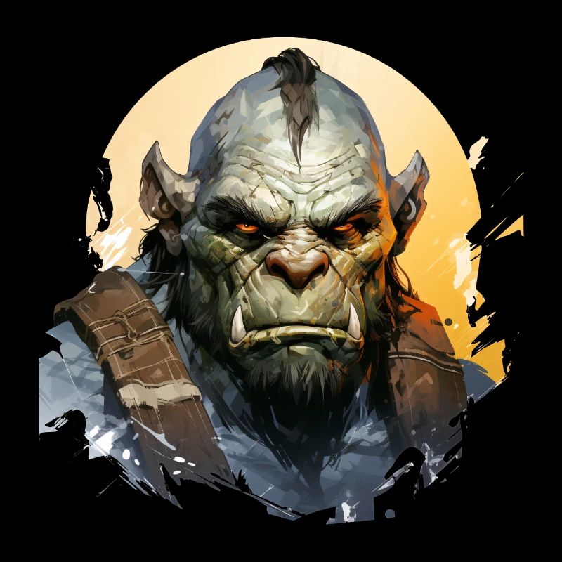 Fantasy Rollenspiel Ork Anführer