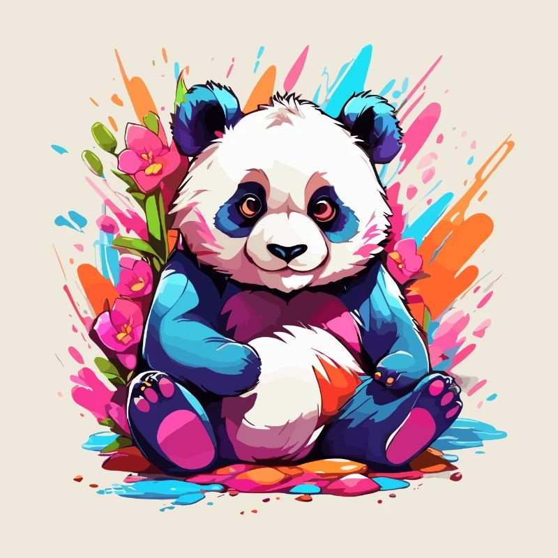 Bunter Panda