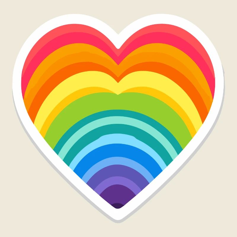 Rainbow Heart