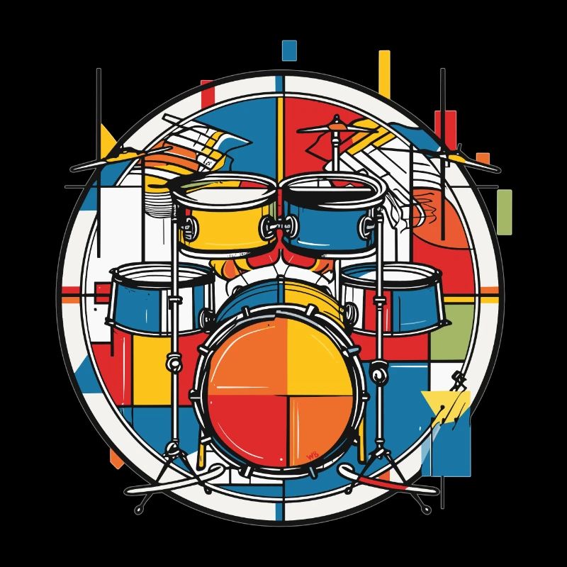 Drums colorful
