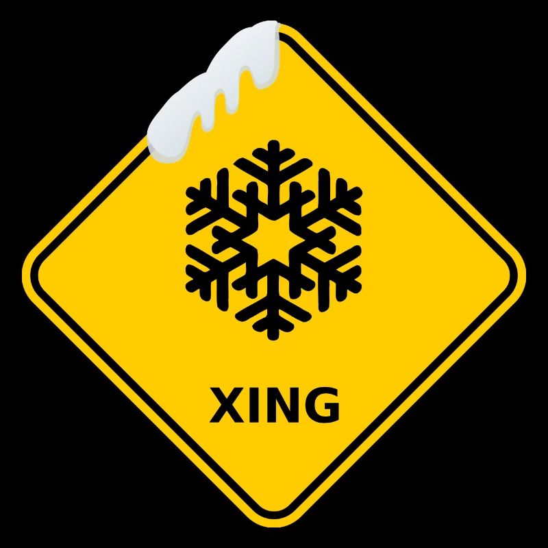 Jeu de traversée « flocons de neige » avec calotte neigeuse