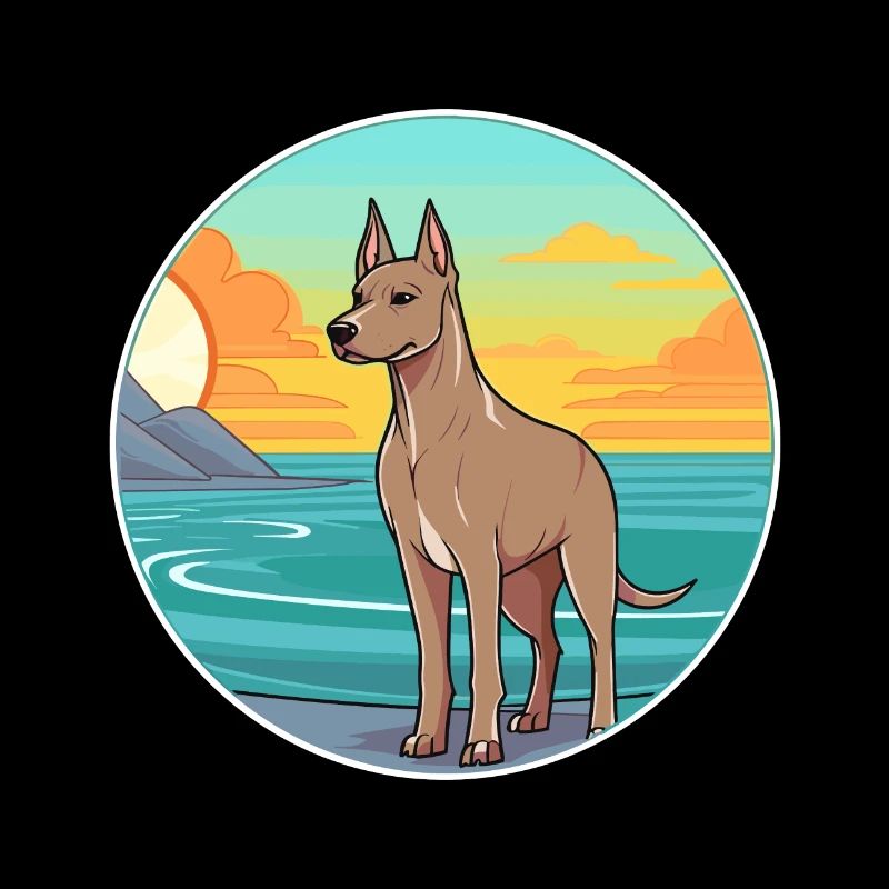 thailändisch ridgeback hunderasse cartoon kawaii clipart