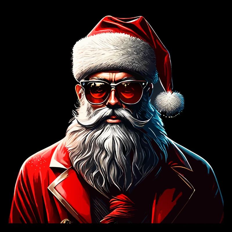 hipster claus