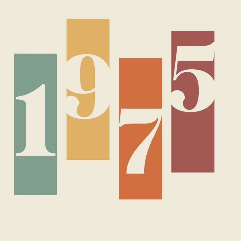1975 vintage rétro