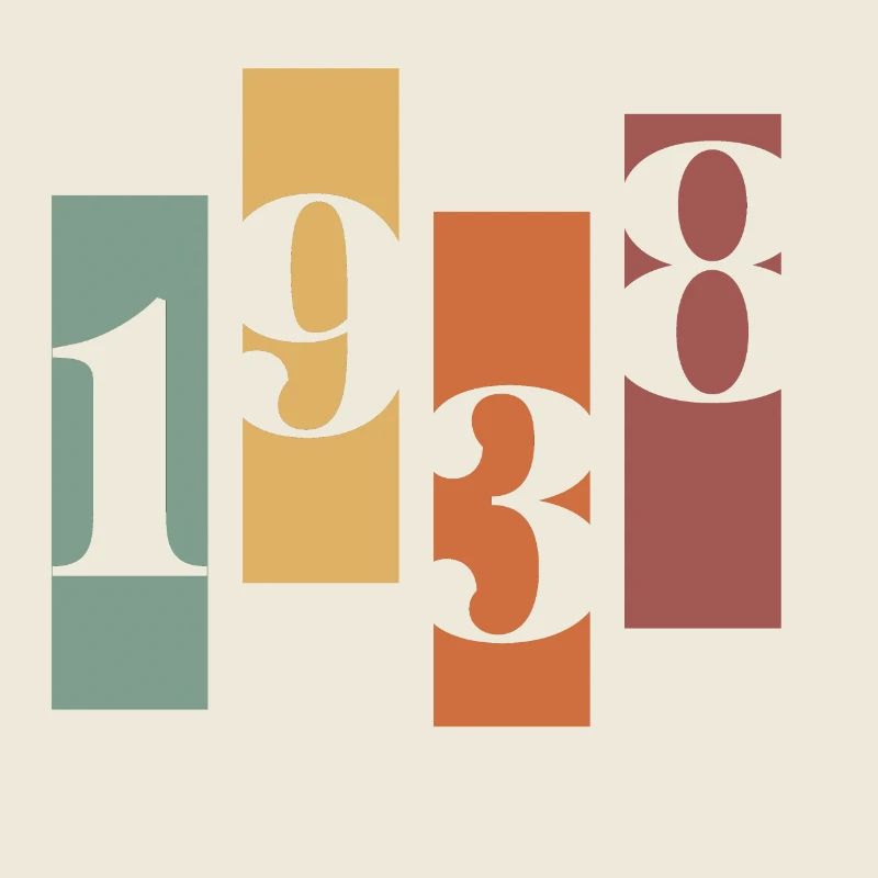 1938 vintage rétro