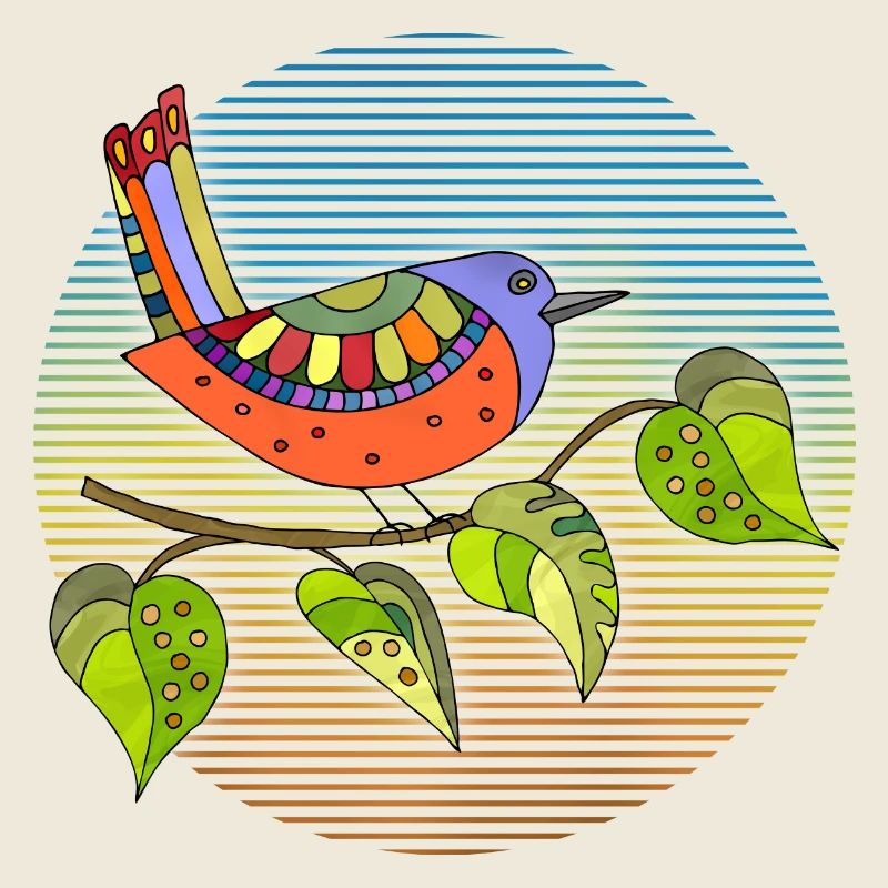 Colorful bird
