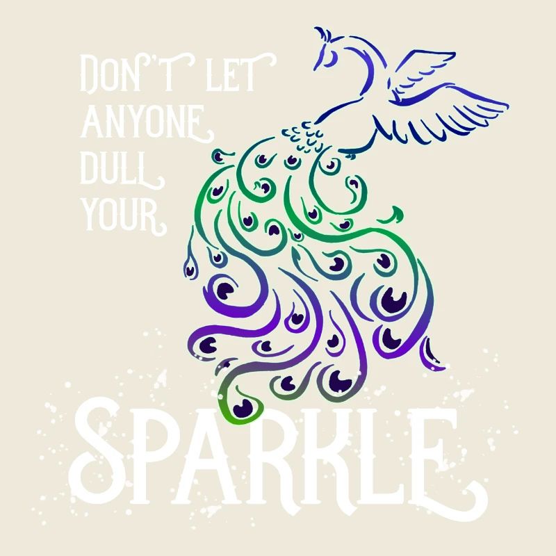 Peacock Saying Funny Gift Idea Bird Tribal Feather