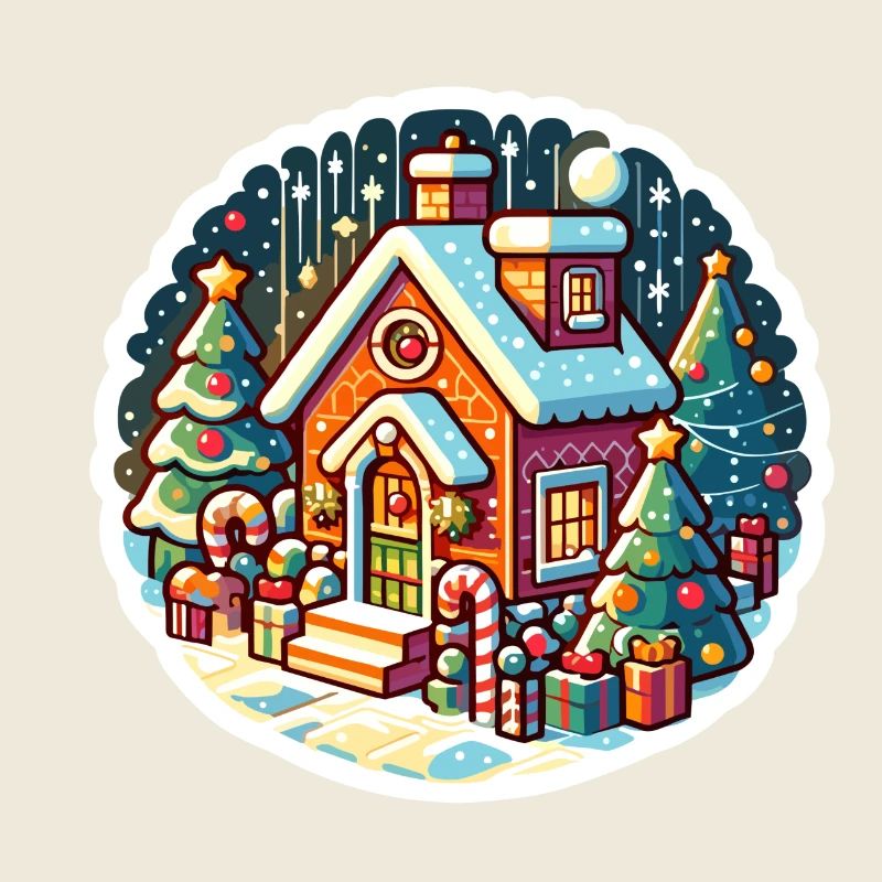 Festive Cozy Cottage: A Magical Christmas Design