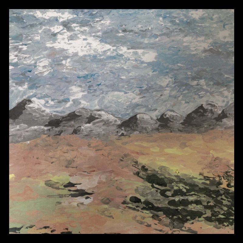 Landschaft mit Bergen