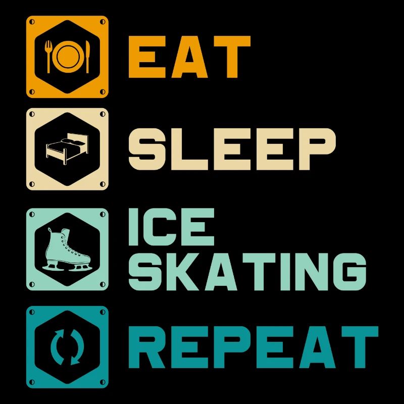 Ice Skater Winter Rink