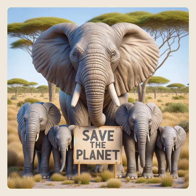 Famille d’éléphants