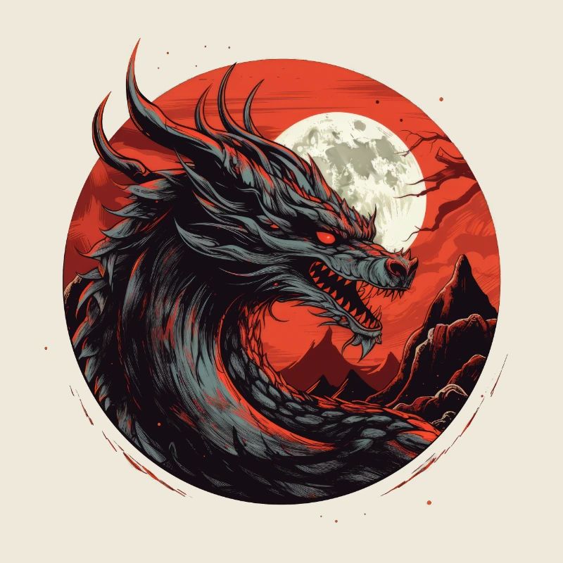 Red night dragon