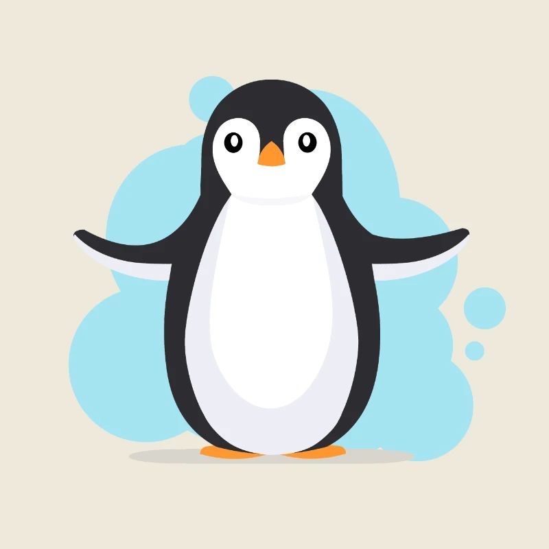 Pingouin heureux